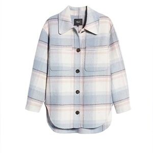 Rails Connie Plaid Wool Blend Shirt Jacket